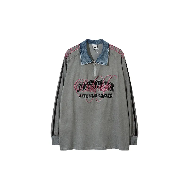 Fashionable Washed T Shirt-0