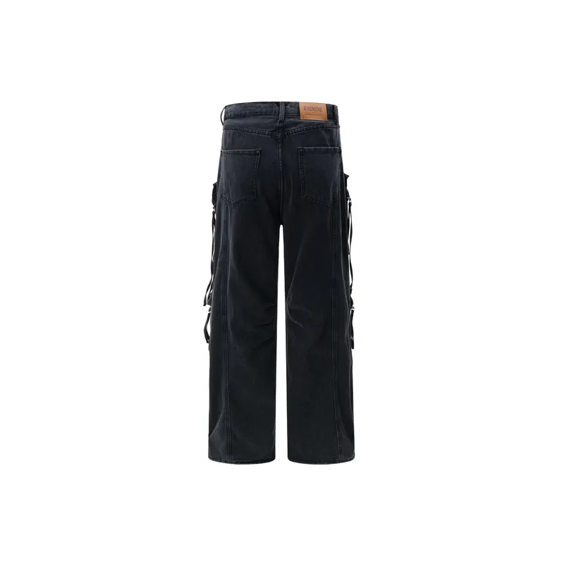 Loose Simple Cargo Pants-1