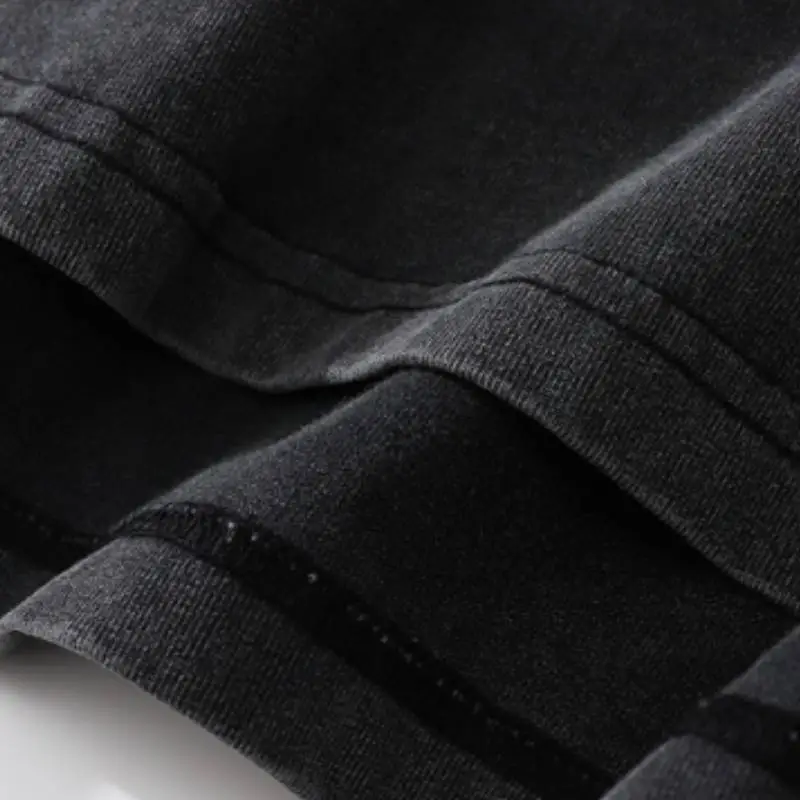 Casual Fashionable Cotton Blended Fabric T Shirt-5