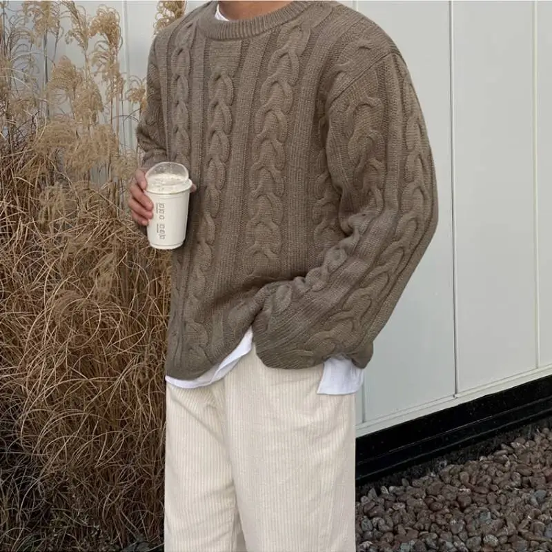 Fashionable Warming Loose Sweater-2