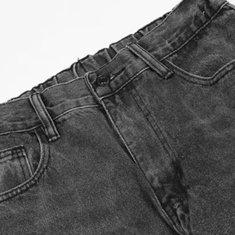 Retro Washed Jeans-5