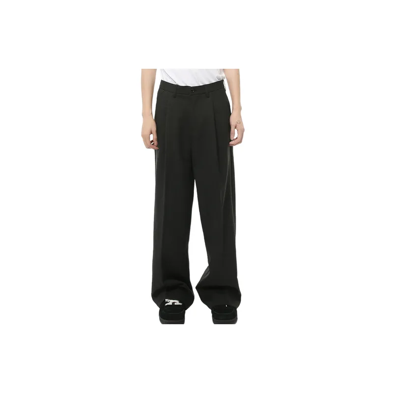 Loose Straight Leg Casual Pants-1