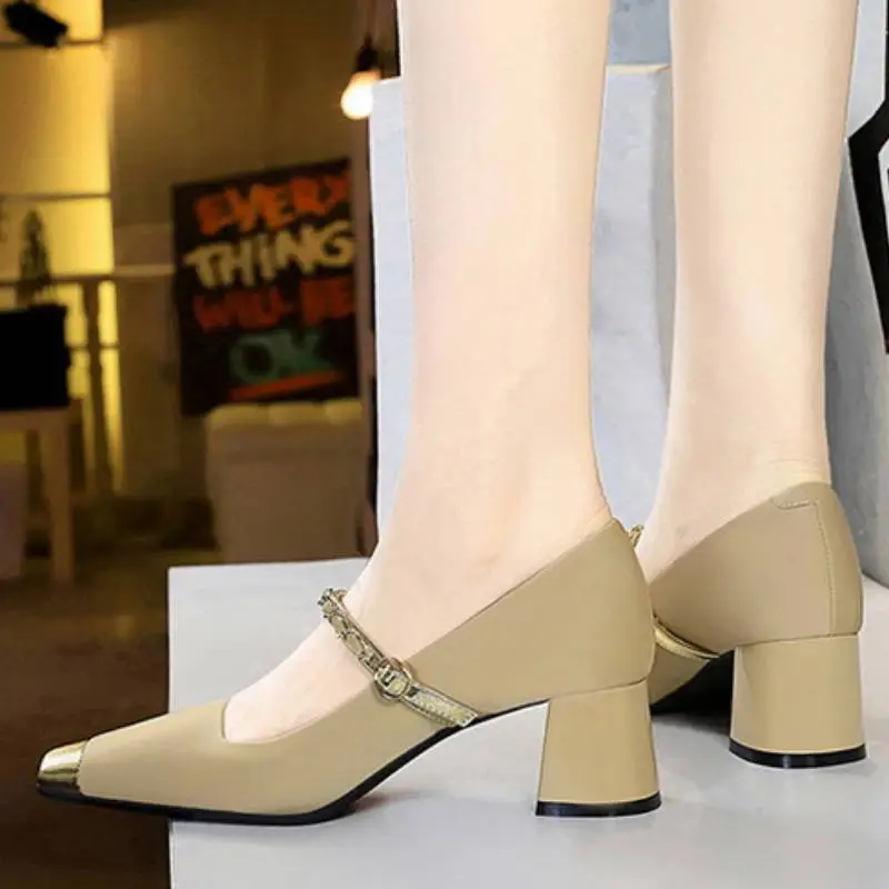Fashionable Simple Mary Jane Shoes-7