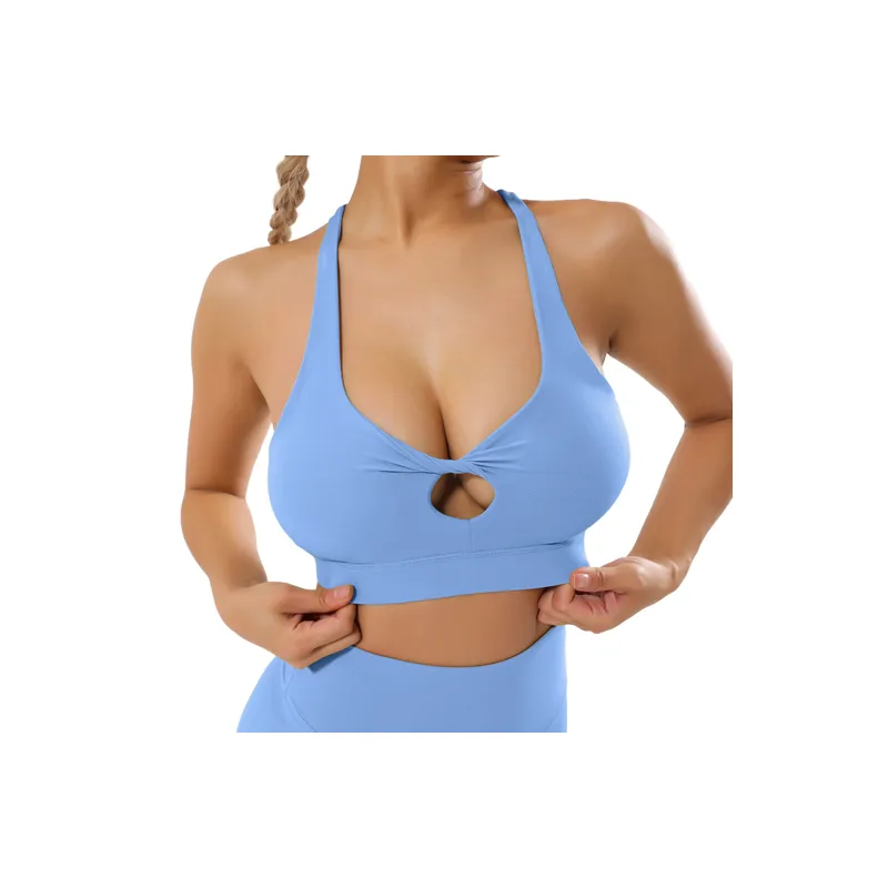 Fashionable Plain Sports Underwear Women-1