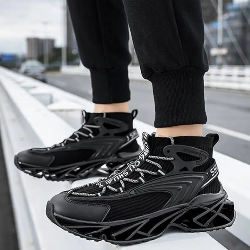 Casual Graffiti Running Shoes-5