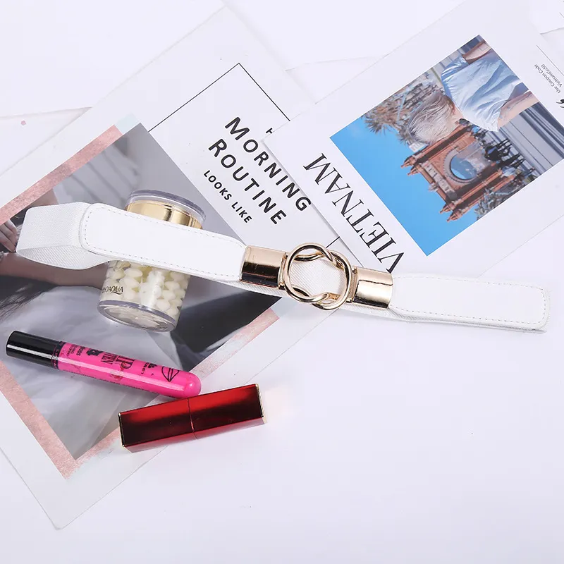 Simple Metal Leather Belt Women-6