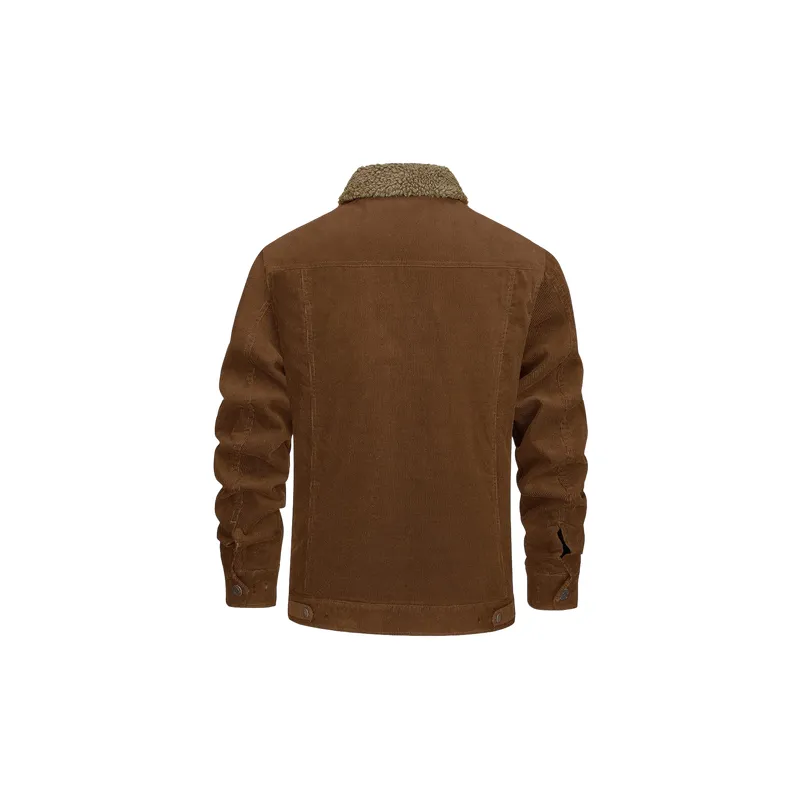 Casual Loose Corduroy Jacket-7
