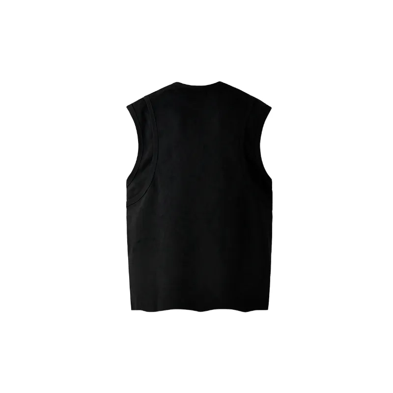 Casual Loose Cotton Vest-3