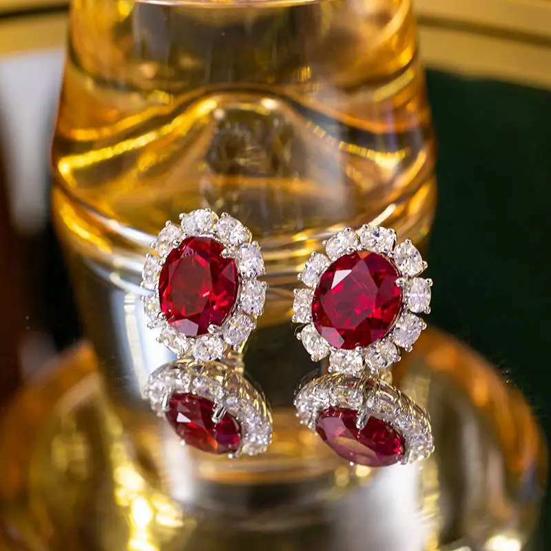 Retro Elegant Gemstone Earring-3