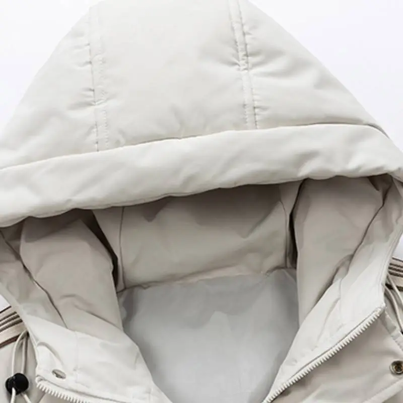 Basics Loose Polyester Quilted Jacket-10