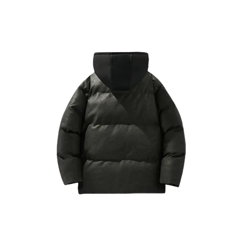 Casual Loose PU Quilted Jacket-1