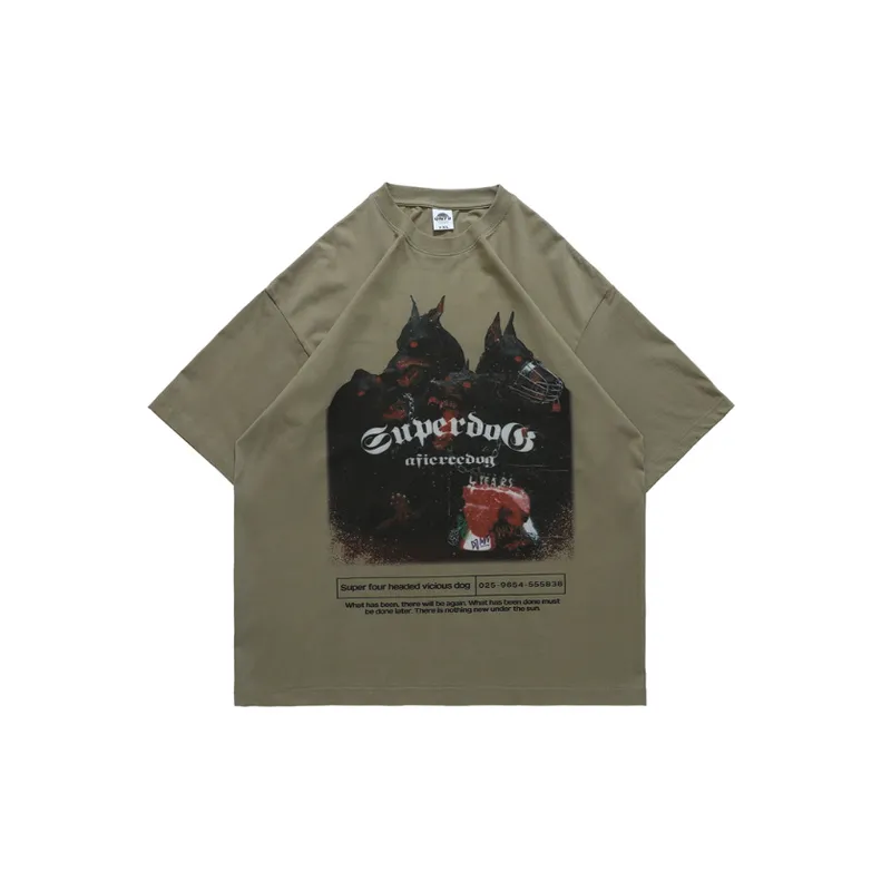 Trendy Doberman Print T Shirt-5