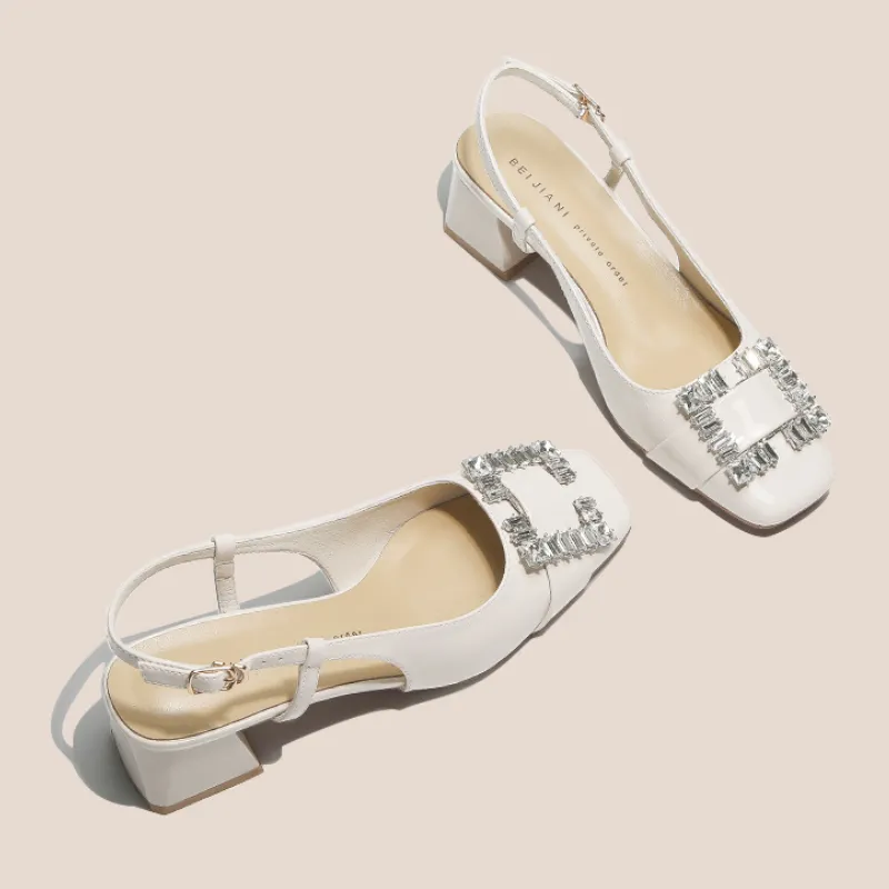 Glamorous Rhinestone High Heels-6