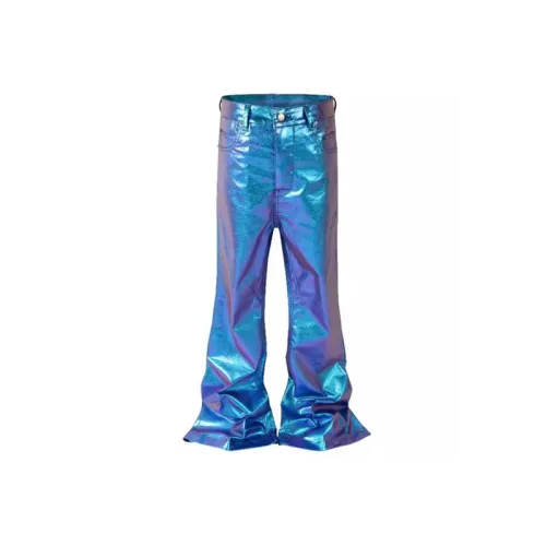 Loose Laser Shiny Jeans