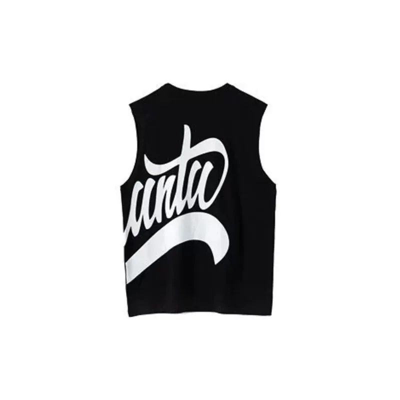 Retro Loose Cotton Vest-1