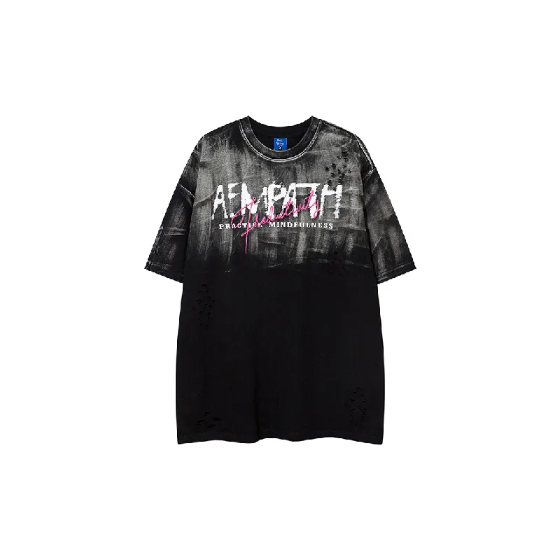 Casual Loose Cotton T Shirt-0