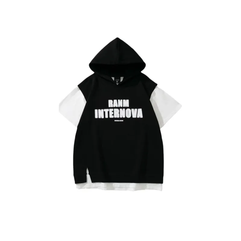 Original Hooded Short sleeved T shirt-6