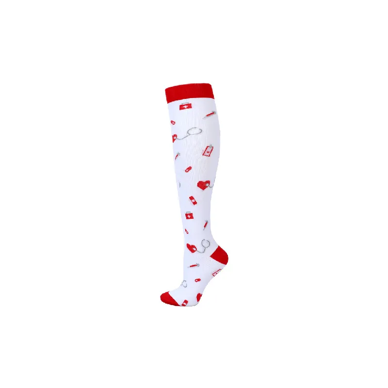 Fashionable Simple Nylon Mid Calf Sock-0