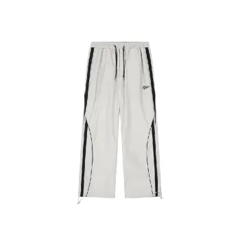 Retro Funky Blended Synthetic Fabrics Casual Pants Unisex