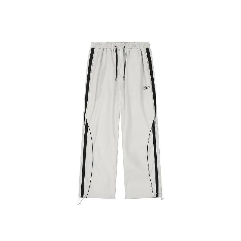 Retro Funky Blended Synthetic Fabrics Casual Pants Unisex-2