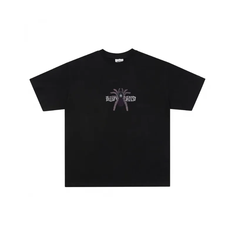 Cartoon Loose Combed Cotton T-Shirt-4