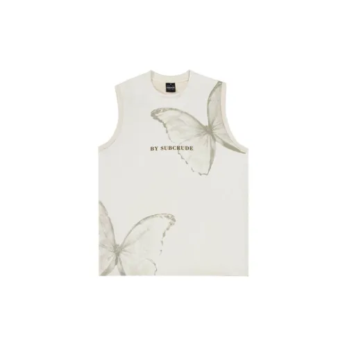 Butterfly Print HSleeveless Vest