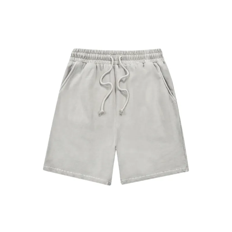 Simple Loose 100% Cotton Casual Shorts-6