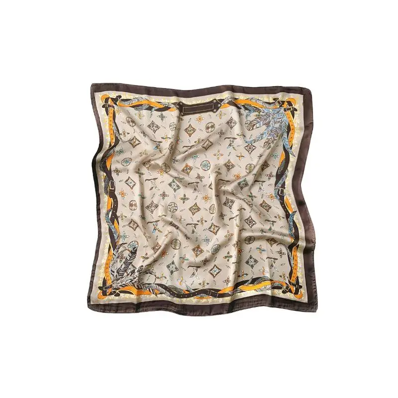 Fashionable Simple Silk Scarf Women-4