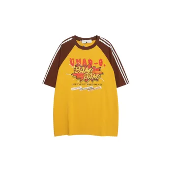 Trendy Printing Short Sleeved Couple T shirt
