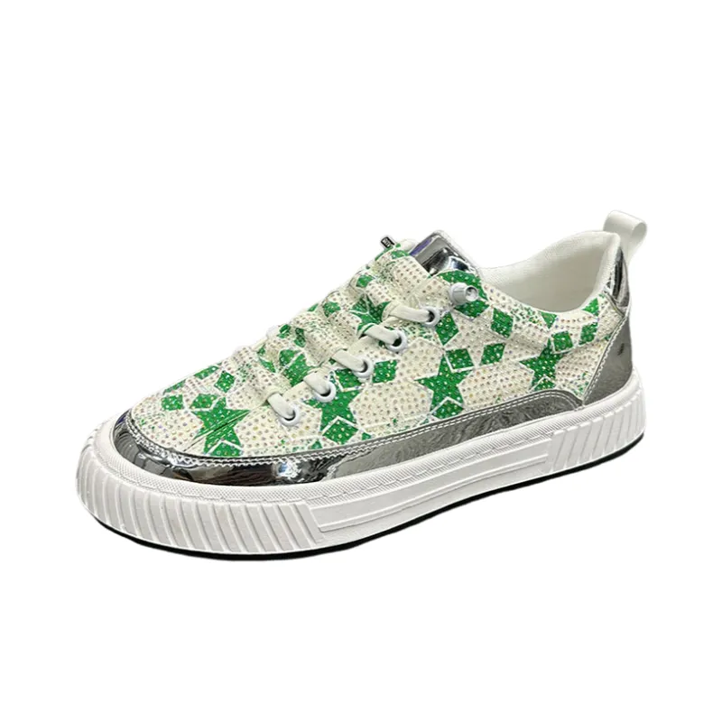 Full Diamond Printed Shine on Shoes-0