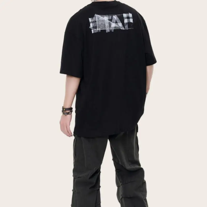 Casual Loose Combed Cotton T-Shirt-11