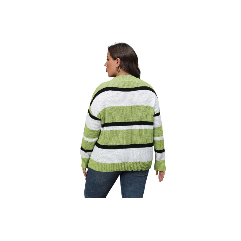 Street Fashionable Polyester Fleece Sweater Women-3