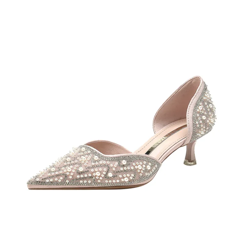 Fashionable Plain High Heels-0