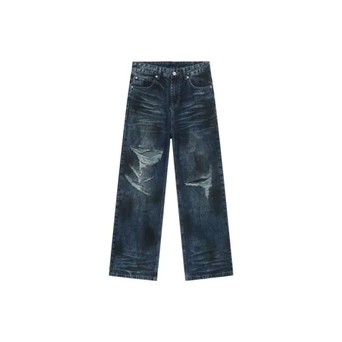 Street Ripped Baggy Jeans