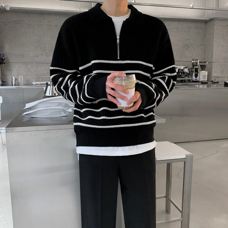 Retro Long Sleeve Sweater-1