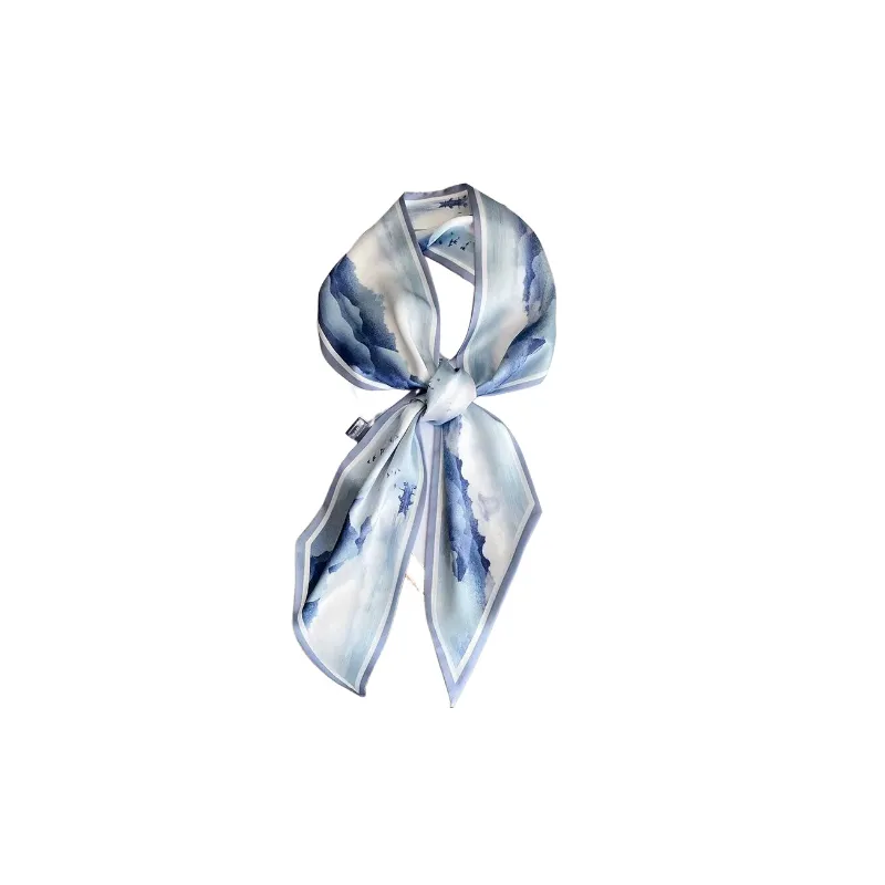 Fashionable Funky Silk Scarf Women-1