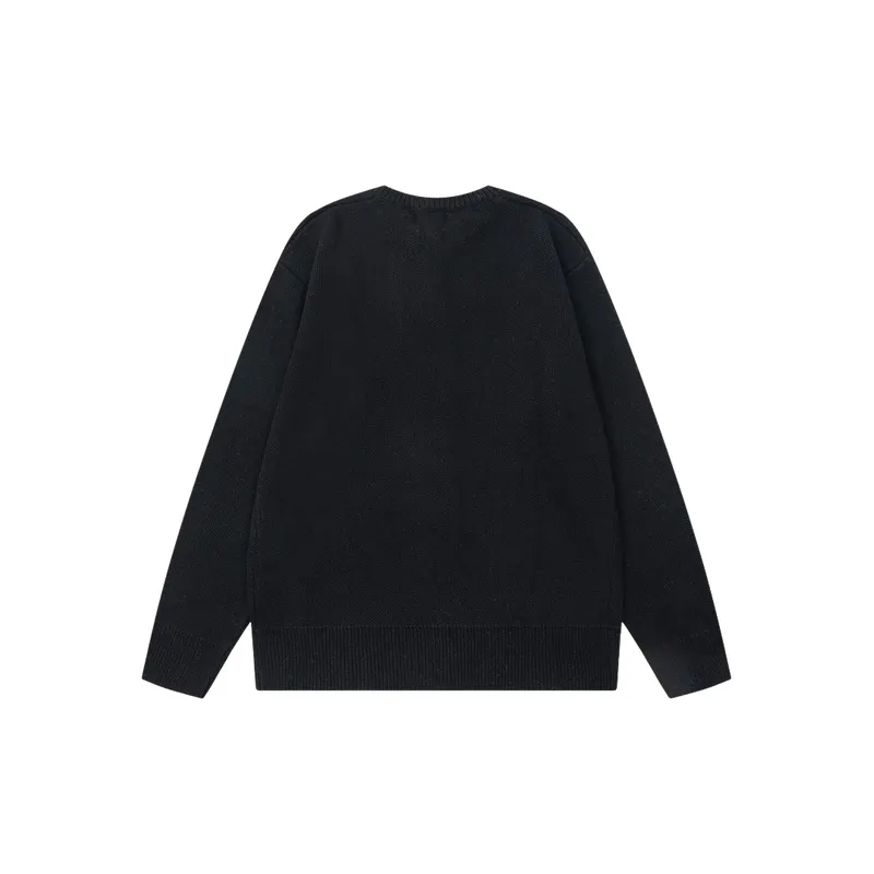 Fashionable Loose Cotton Blended Fabric Sweater-5