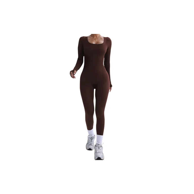 Simple Casual Blended Synthetic Fabrics Bodysuit Women-9