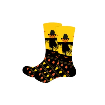 Fashionable Casual 100% Cotton Mid Calf Sock