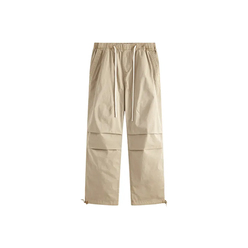 Retro Washed Cotton Casual Pants-0