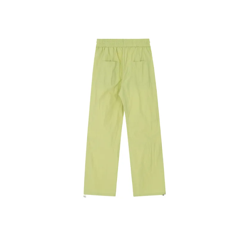 Side Stripe Splicing Wide Legged Casual Pants-11