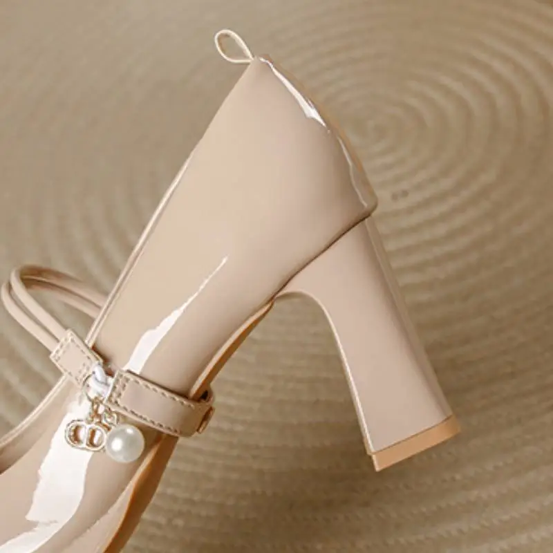 Romantic Plain High Heels-3