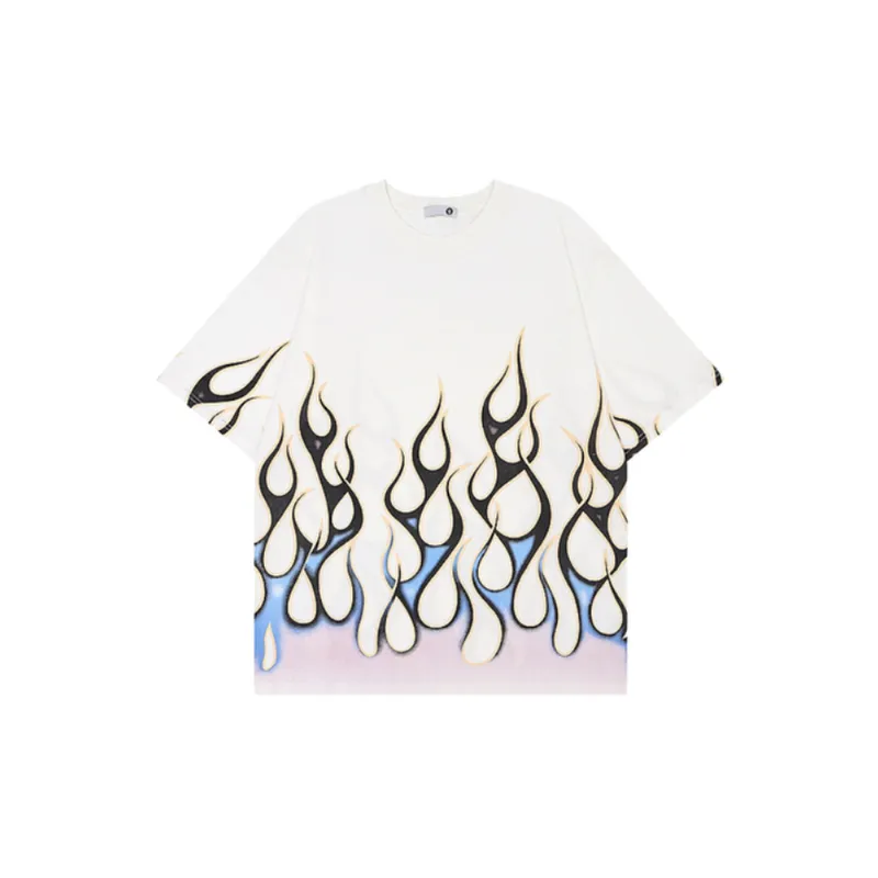 Loose Casual Half Sleeve Print Shirt-0