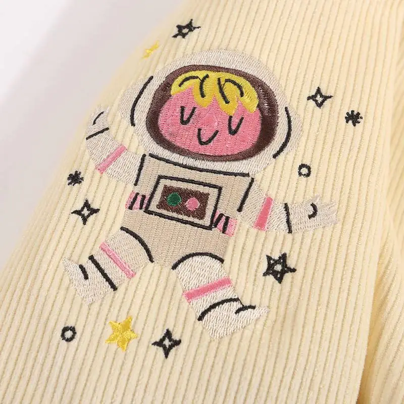 Cute Embroidery Business Suit-3