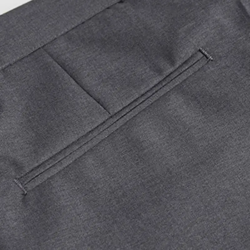 Basics Simple Polyester Suit Trousers Unisex-6