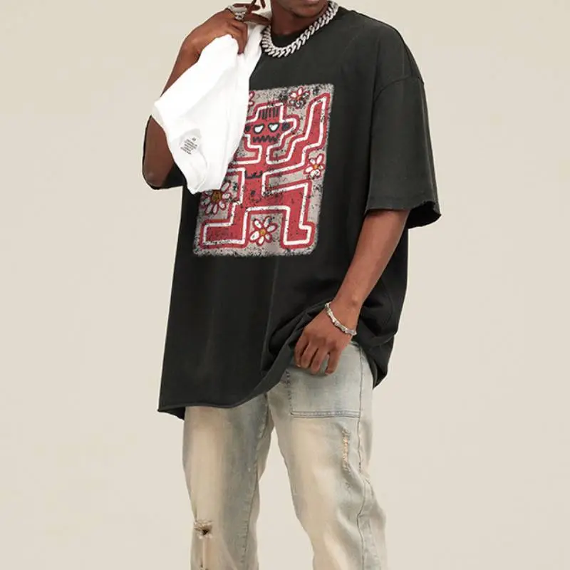 Basics Washed 100% Cotton T Shirt-1