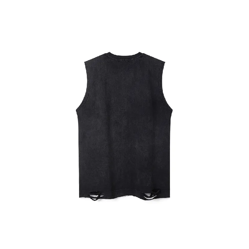 Casual Loose Cotton Vest-5