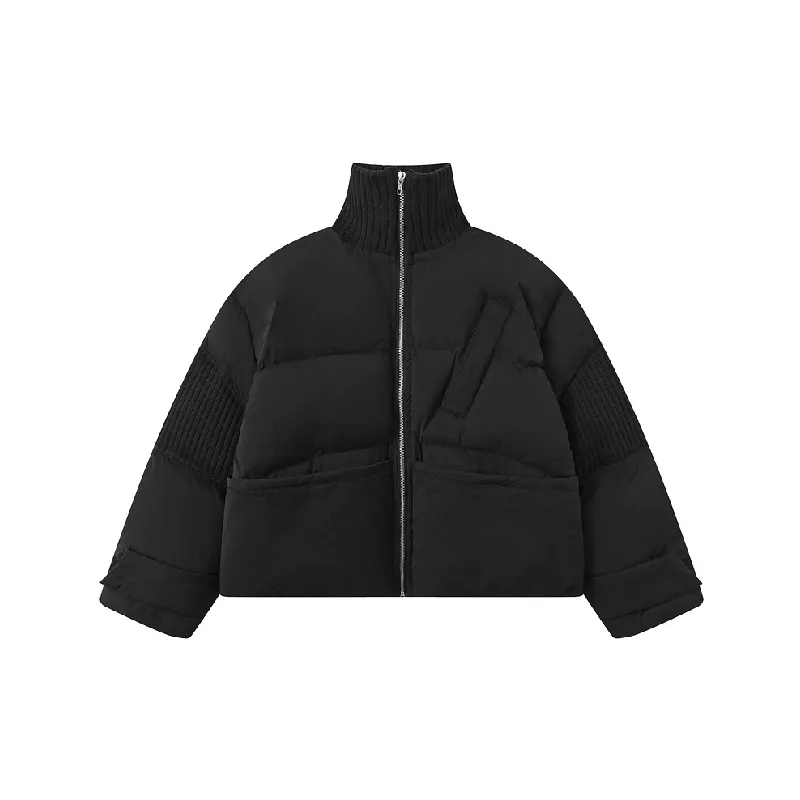 Fashionable Simple Quilted Jacket Women-4