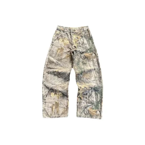 Retro Washed Loose Cargo Pants