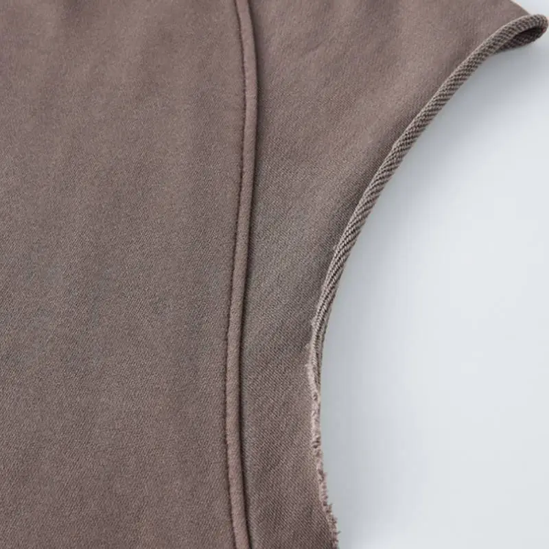 Casual Retro 100% Cotton Vest-9